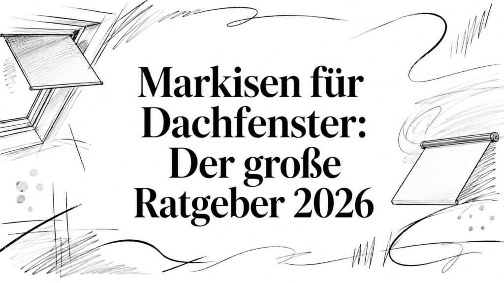 Markisen für Dachfenster: Der große Ratgeber 2026