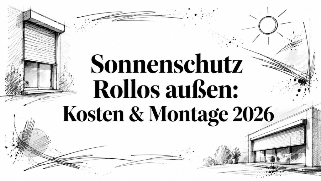 Sonnenschutz Rollos außen: Kosten & Montage 2026