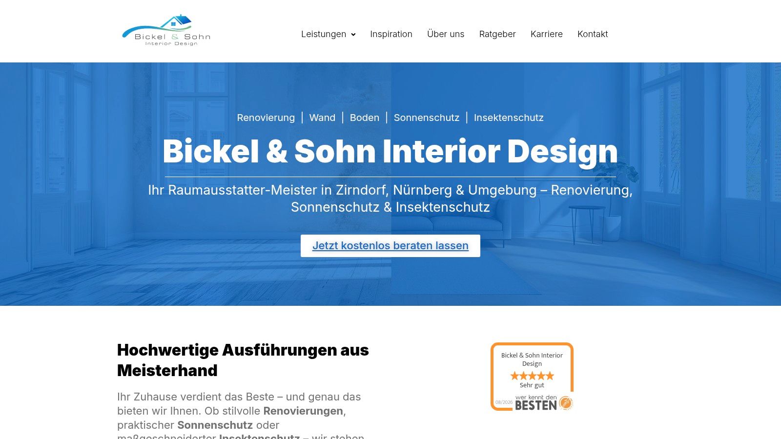 Screenshot from https://bickel-sohn.com