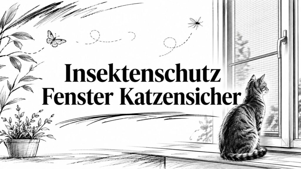 Insektenschutz Fenster Katzensicher