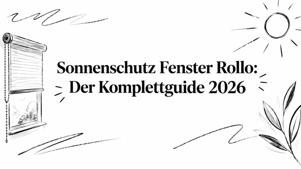 Sonnenschutz Fenster Rollo: Der Komplettguide 2026