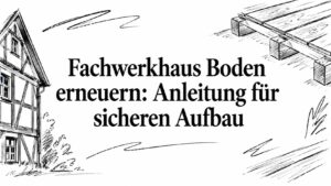 Fachwerkhaus Boden erneuern: Anleitung für sicheren Aufbau